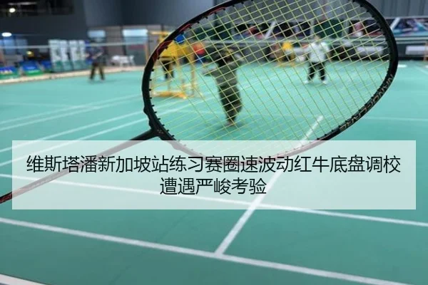 维斯塔潘新加坡站练习赛圈速波动红牛底盘调校遭遇严峻考验